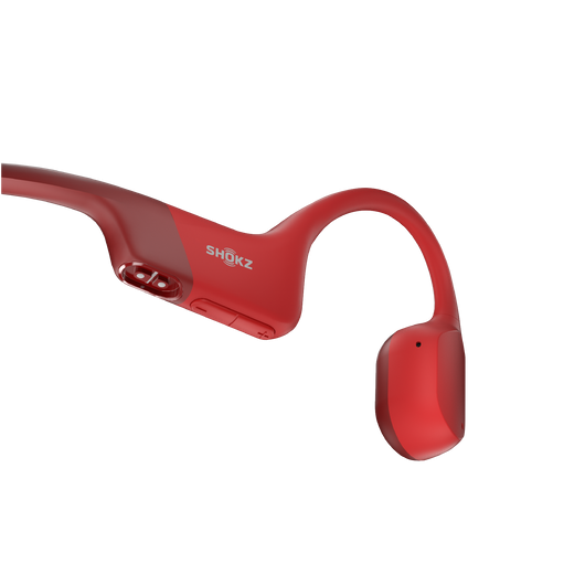 Купить AfterShokz OpenRun - Kopfhörer mit Mikrofon - offenes Ohr - hinter dem Nacken angebracht - Bluetooth - kabellos - Rot (S803RD) в магазине wardena.ru
