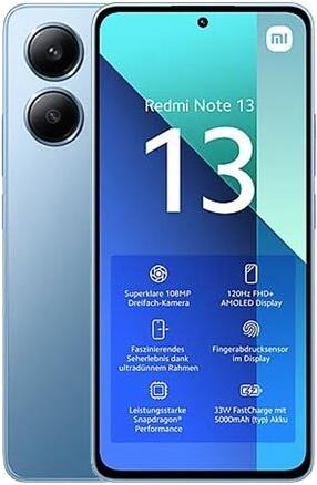 Купить Xiaomi Redmi Note 13 4G Dual Sim 8GB RAM 128GB - Blue (XRN13) в магазине wardena.ru