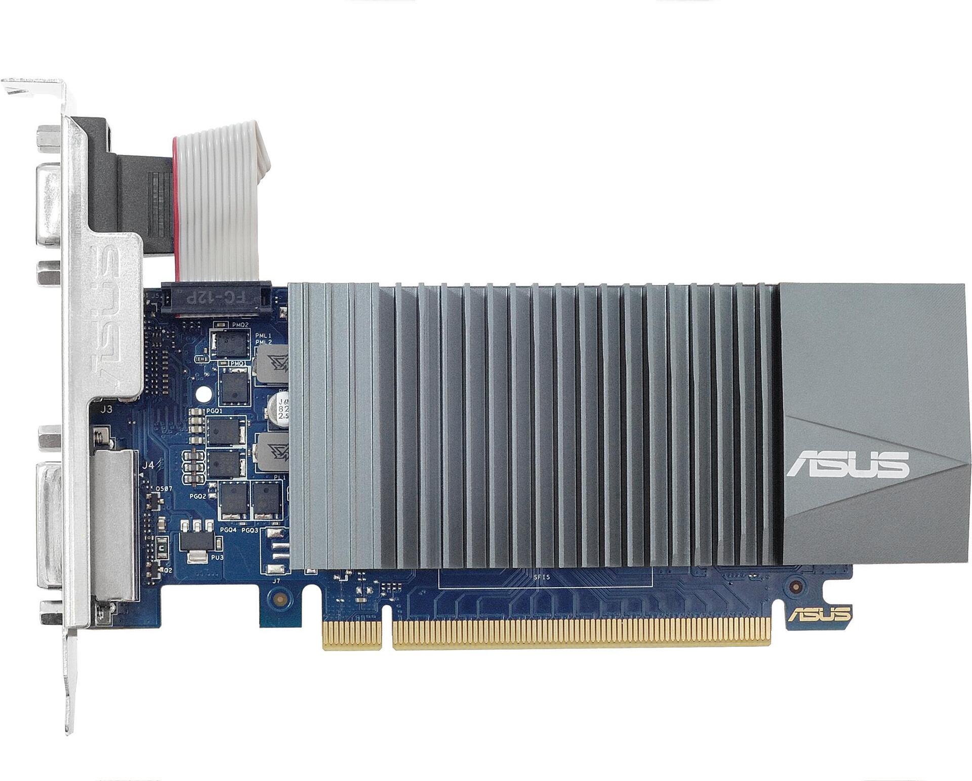 Купить ASUS GT730-SL-2GD5-BRK-E - Grafikkarten - GF GT 730 - 2 GB GDDR5 - PCIe 2.0 Low-Profile - DVI, HDMI, VGA - ohne Lüfter (90YV07G4-M0NA00) в магазине wardena.ru