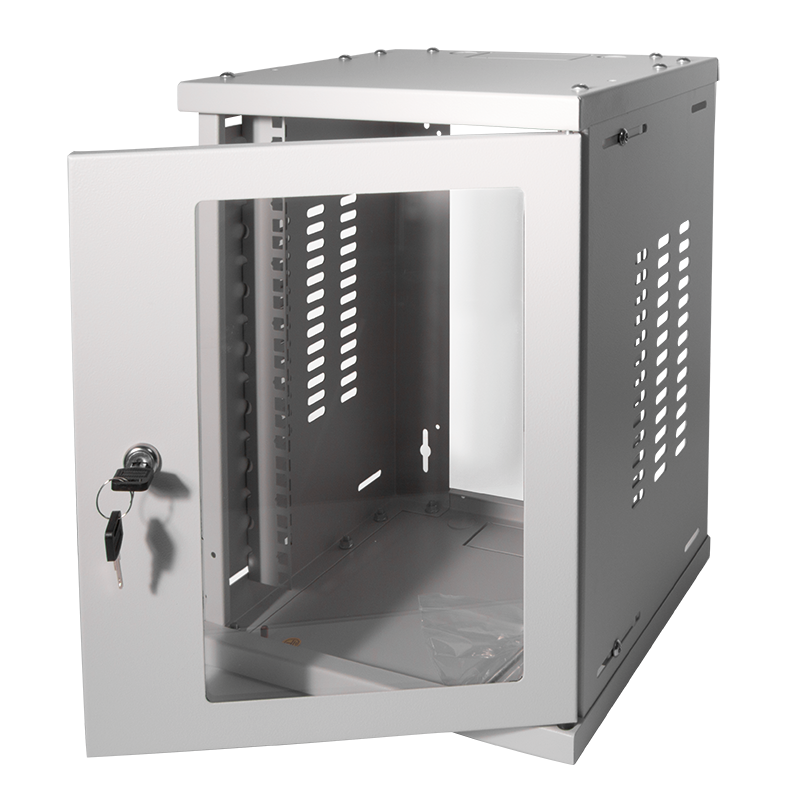 Купить LogiLink 25,40cm (10") Wandverteiler SoHo, montiert, 8 HE, lichtgrau (RAL7035), 1,2 mm Stahl, Glastür mit Zylinderschloss, - 1 Stück (W09Z33G) в магазине wardena.ru