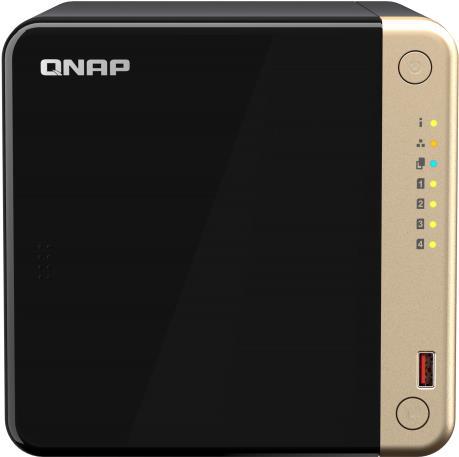 Купить QNAP TS-464 - NAS-Server - 4 Schächte - SATA 6Gb/s - RAID 0, 1, 5, 6, 10, JBOD - RAM 8 GB - 2.5 Gigabit Ethernet - iSCSI Support (TS-464-8G) в магазине wardena.ru