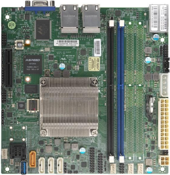 Купить Super Micro SUPERMICRO A2SDi-8C-HLN4F - Motherboard - Mini-ITX - Intel Atom C3758 - USB3.0 - 4 x Gigabit LAN - Onboard-Grafik (MBD-A2SDI-8C-HLN4F-O) в магазине wardena.ru