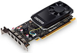 Купить Lenovo NVIDIA Quadro P1000 - Grafikkarten - Quadro P1000 - 4GB GDDR5 Low Profile - 4 x Mini DisplayPort (4X60N86660) в магазине wardena.ru