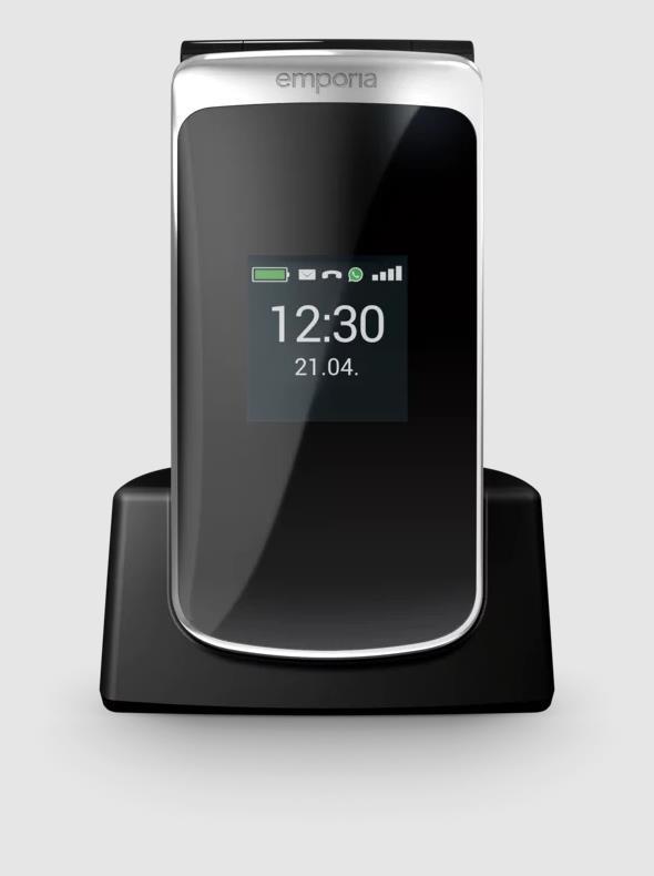 Купить EmporiaTOUCHsmart 2, schwarz, Großtastenklapphandy Displaygröße: 8,50cm (3,35")  4G Kamera: 5 MP Einfach zu bedienen - Touchdisplay und Tastatur in einem Gerät Spezielle WhatsApp-Kurzwahltaste WhatsApp vorinstalliert Gro (V188.2_001) в магазине wardena.ru