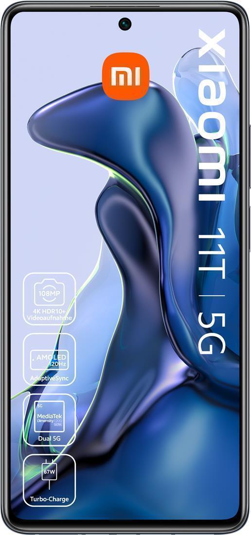 Купить Xiaomi 11T - 5G Smartphone - Dual-SIM - RAM 8 GB / Interner Speicher 256 GB - OLED-Display - 6.67" - 2400 x 1080 Pixel (120 Hz) - Triple-Kamera 108 MP, 8 MP, 5 MP - front camera 16 MP - Gray Meteorite (MZB09LVEU) в магазине wardena.ru