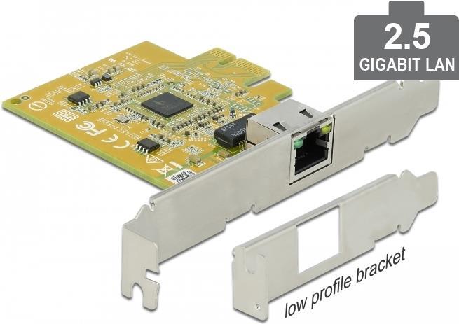 Купить Delock PCI Express x1 Card to 1 x 2.5 Gigabit LAN - Netzwerkadapter - PCIe 2.1 - 2.5GBase-T x 1 (90440) в магазине wardena.ru
