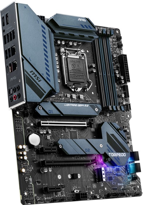 Купить MSI MAG Z590 TORPEDO - Motherboard - ATX - LGA1200-Sockel - Z590 - USB-C Gen2, USB 3.2 Gen 1, USB 3.2 Gen 2, USB-C Gen 2x2 - Gigabit LAN, 2.5 Gigabit LAN - Onboard-Grafik (CPU erforderlich) - HD Audio (8-Kanal) (7D08-003R) в магазине wardena.ru