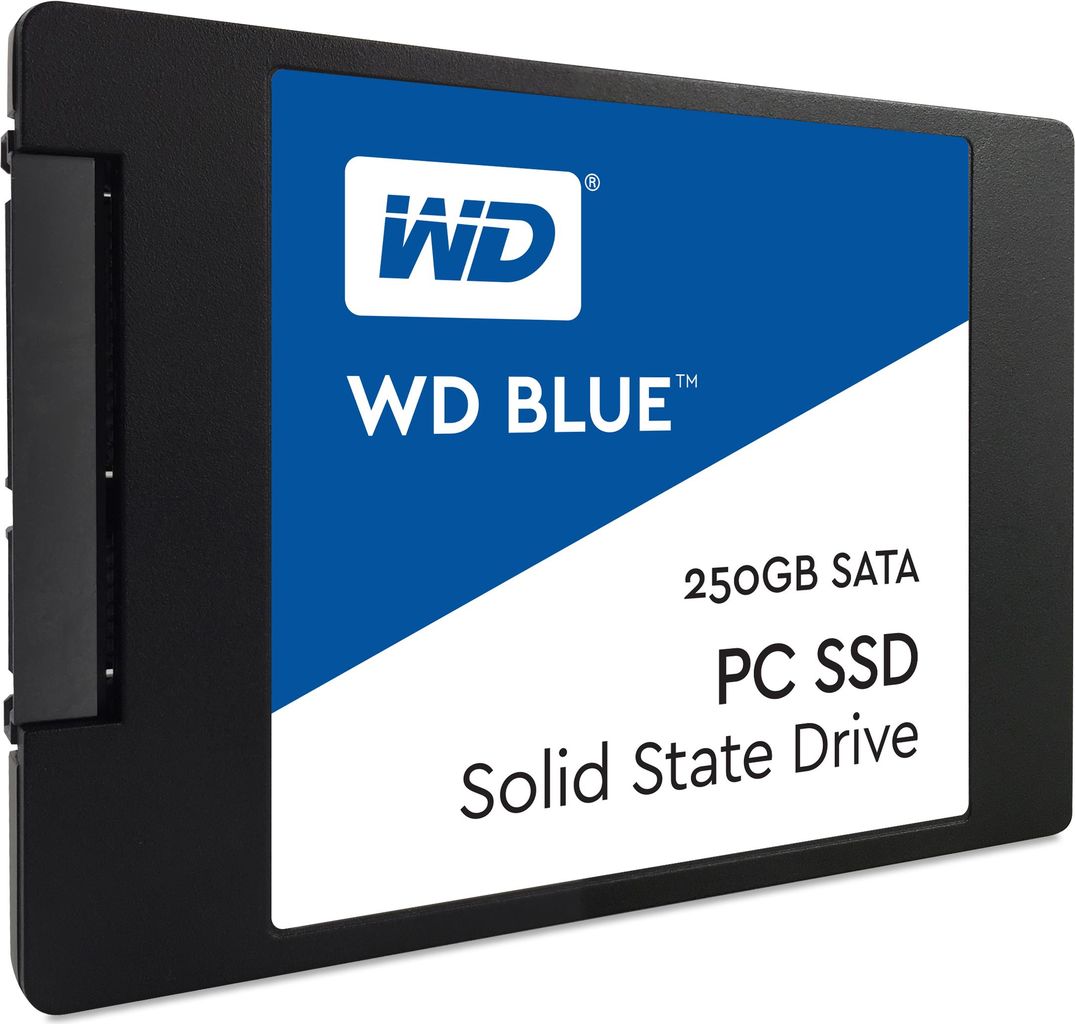 Купить WD Blue PC SSD WDS250G1B0A - SSD - 250 GB - intern - 2.5" (6.4 cm) - SATA 6Gb/s в магазине wardena.ru