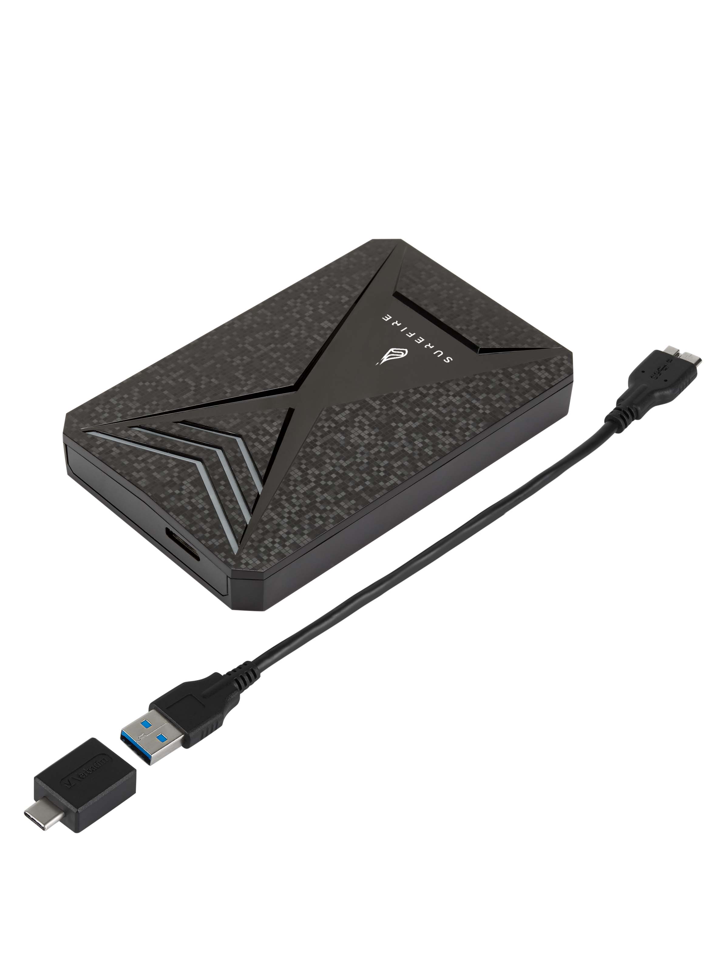Купить SureFire Bunker Gaming HDD 2.5" USB 3.2 Gen 1 2TB Black (53682) в магазине wardena.ru