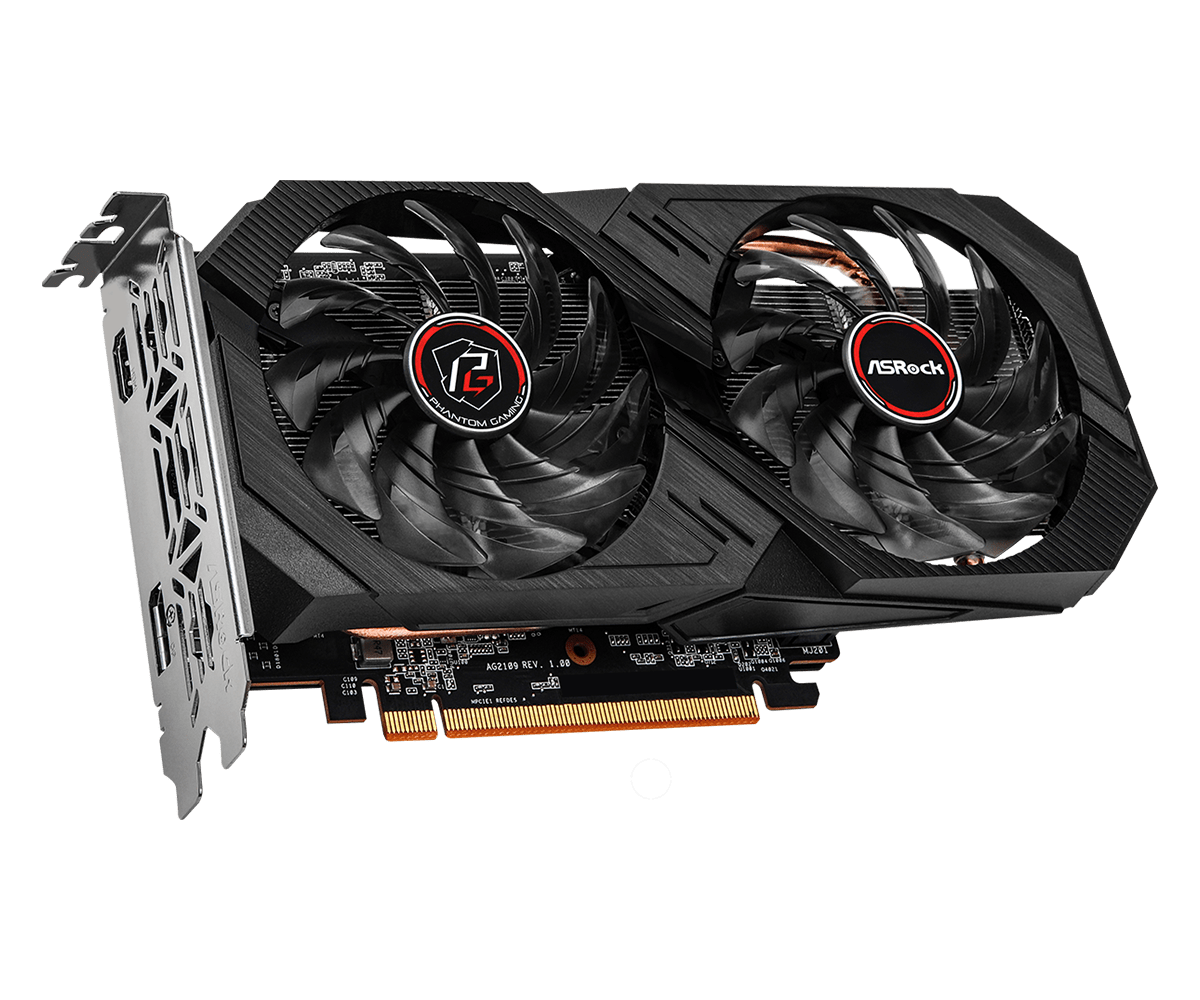 Купить ASRock Phantom Gaming D Radeon RX 6500 XT 4GB OC - Grafikkarten - Radeon RX 6500 XT - 4GB GDDR6 - PCIe 4,0 - HDMI, DisplayPort (90-GA3DZZ-00UANF) в магазине wardena.ru