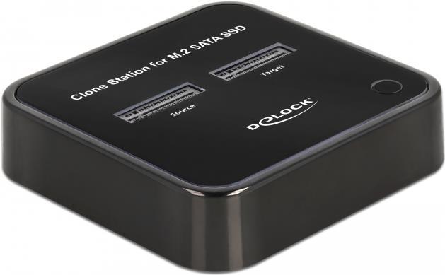 Купить Delock - SSD-Dockingstation Schächte: 2 - M.2 - M.2 Card - USB-C 3.2 (Gen 2) - Schwarz (64178) в магазине wardena.ru