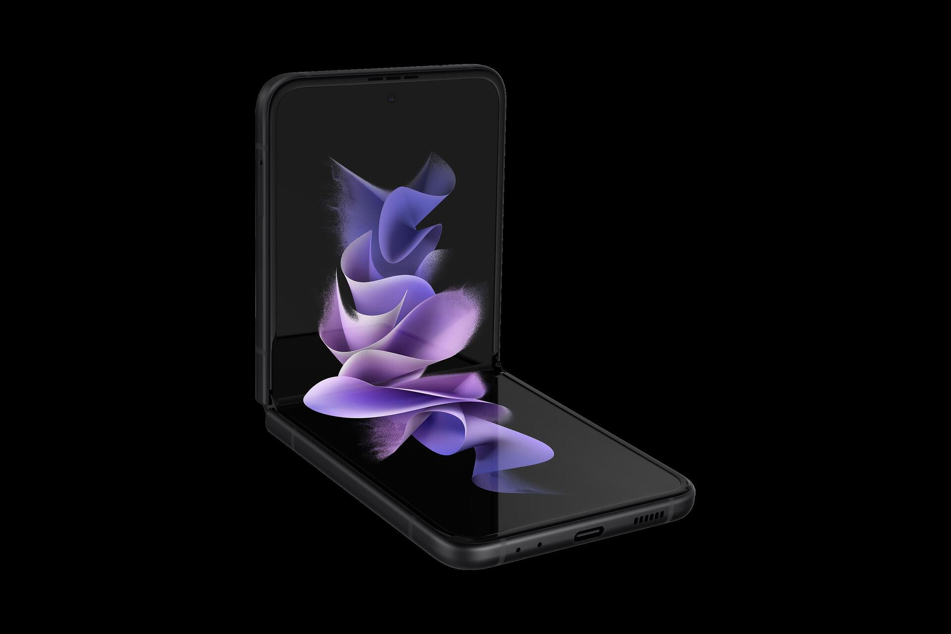 Купить Samsung Galaxy Z Flip3 5G - 5G Smartphone - Dual-SIM - RAM 8 GB / Internal Memory 256 GB - OLED-Display - 6.7" - 2640 x 1080 Pixel (120 Hz) - 2 x Rückkamera 12 MP, 12 MP - front camera 10 MP - Phantomschwarz (SM-F711BZKFEUB) в магазине wardena.ru