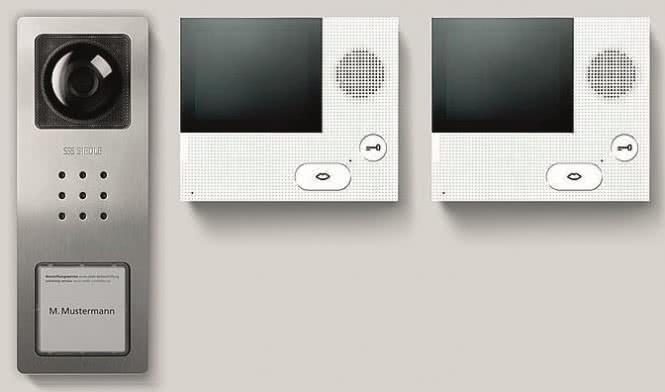 Купить Siedle SET CVB 850-2 E/W Video-Zugangssystem 8,89 cm (3.5" ) Edelstahl - Weiß (210008747-00) в магазине wardena.ru