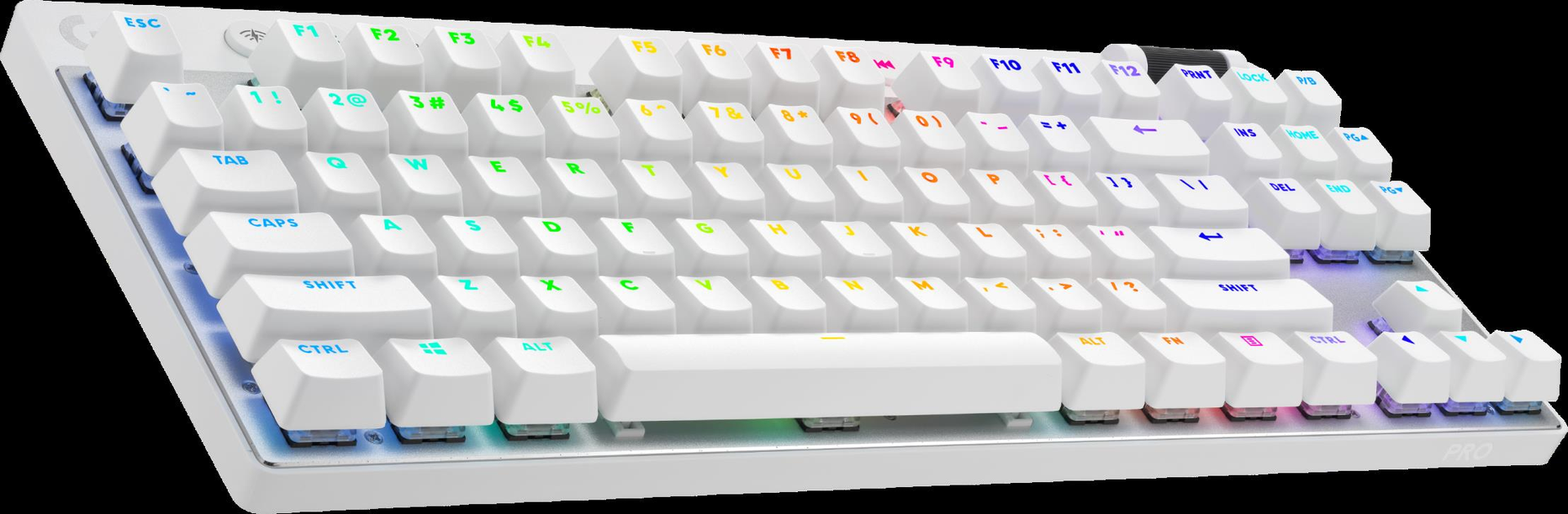 Купить Logitech G PRO X TKL Tastatur Gaming RF Wireless + Bluetooth QWERTZ Deutsch Weiß (920-012144) в магазине wardena.ru