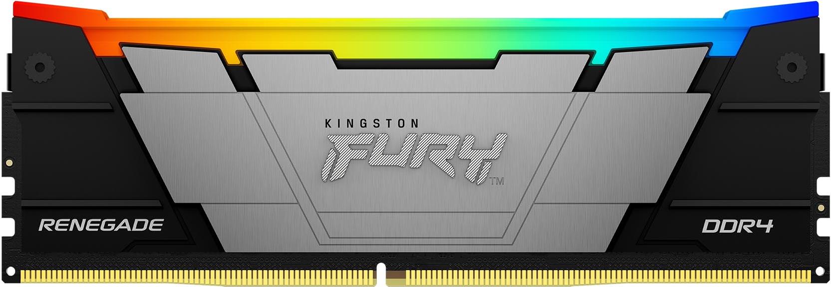 Купить Kingston FURY Renegade RGB - DDR4 - Modul - 16GB - DIMM 288-PIN - 1800 MHz / PC4-28800 - CL16 - non-ECC - Schwarz (KF436C16RB12A/16) в магазине wardena.ru