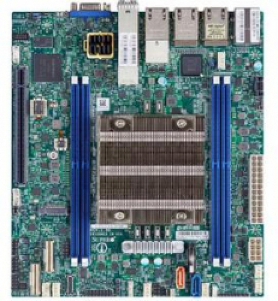 Купить Motherboard Supermicro MBD-X12SDV-14C-SPT8F SoC FCBGA2579 Intel Xeon Processor D-2766NT SATA M.2 DDR4 IPMI в магазине wardena.ru