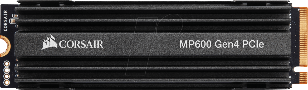 Купить CORSAIR Force Series MP600 - SSD - 2 TB - intern - M.2 2280 - PCIe 4.0 x4 (NVMe) - 256-Bit-AES - integrierter Kühlkörper (CSSD-F2000GBMP600) в магазине wardena.ru