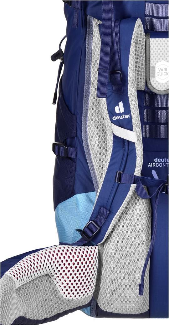 Купить Deuter Aircontact Lite 45 + 10 SL - Interner Rahmen - Oben - Wandern - Blau - Unisex - Polyamid - Polyester (334022332480) в магазине wardena.ru