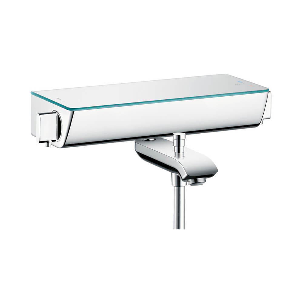 Купить Hansgrohe Raindance E Showerpipe 360 1jet с термостатом для ванны хром-белый матовый 27113400 в магазине wardena.ru