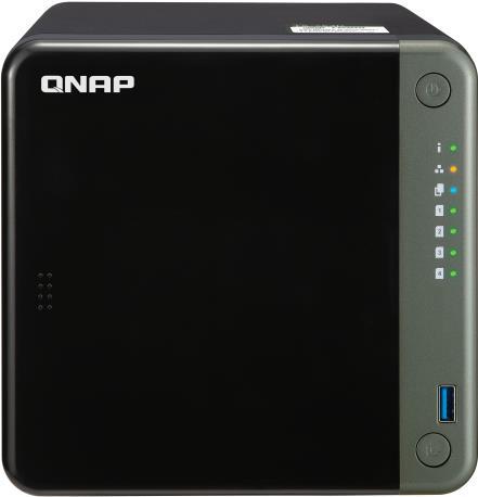Купить QNAP TS-453D NAS Tower Eingebauter Ethernet-Anschluss Schwarz J4125 (TS-453D-8G/32TBVN) в магазине wardena.ru