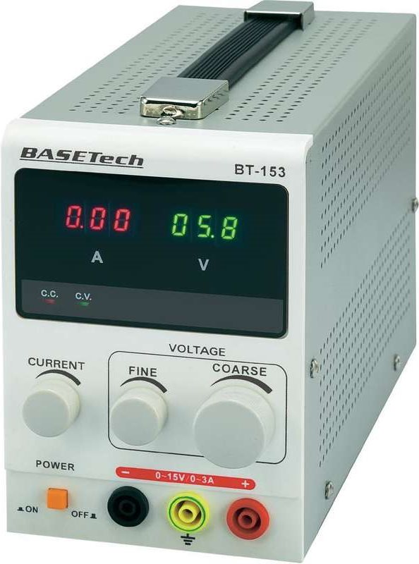 Купить Basetech BT-153 Labornetzgerät, einstellbar 0 - 15 V/DC 0 - 3 A 45 W Anzahl Ausgänge 1 x в магазине wardena.ru
