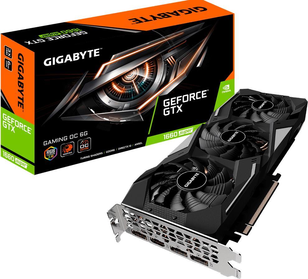 Купить Gigabyte GeForce GTX 1660 SUPER GAMING OC 6G - OC Edition - Grafikkarten - GF GTX 1660 SUPER - 6 GB GDDR6 - PCIe 3.0 x16 - HDMI, 3 x DisplayPort (GV-N166SGAMING OC-6GD) в магазине wardena.ru