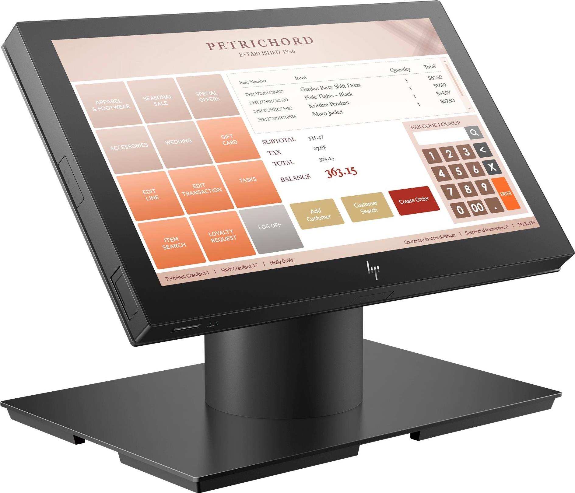 Купить HP Engage One Essential - All-in-One (Komplettlösung) - 1 x Pentium N6415 / 1.2 GHz - RAM 8 GB - SSD 256 GB - NVMe - UHD Graphics - 1GbE, NFC - WLAN: 802.11a/b/g/n/ac, NFC, Bluetooth 4.2 - Win 10 IoT Enterprise 2021 LTSC (5T8K5EA#ABD) в магазине wardena.ru