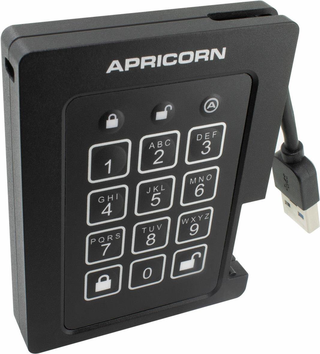 Купить Apricorn Aegis Padlock SSD - SSD - verschlüsselt - 4TB - extern (Stationär) - USB 3,2 Gen 1 - Puffer: 8MB - FIPS 140-2 Level 2, 256-bit AES-XTS - TAA-konform (ASSD-3PL256-4TBF) в магазине wardena.ru
