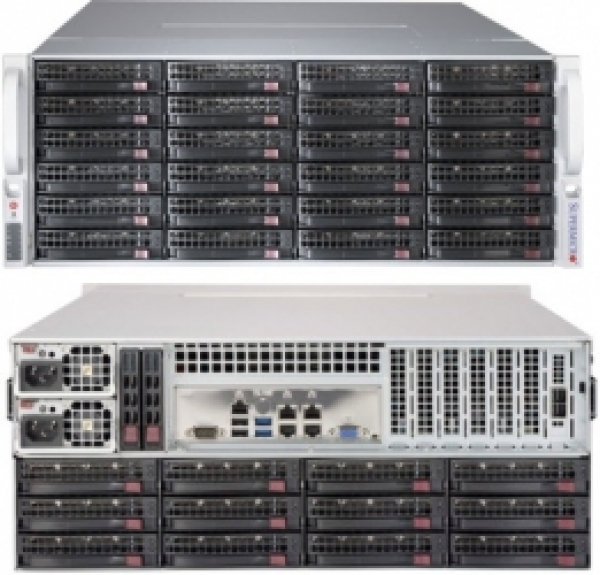 Купить Chassis Supermicro CSE-847BE1C4-R1K23LPB 4U 1200W Redundant Hot-Swap 38xHDD SATA/SAS в магазине wardena.ru