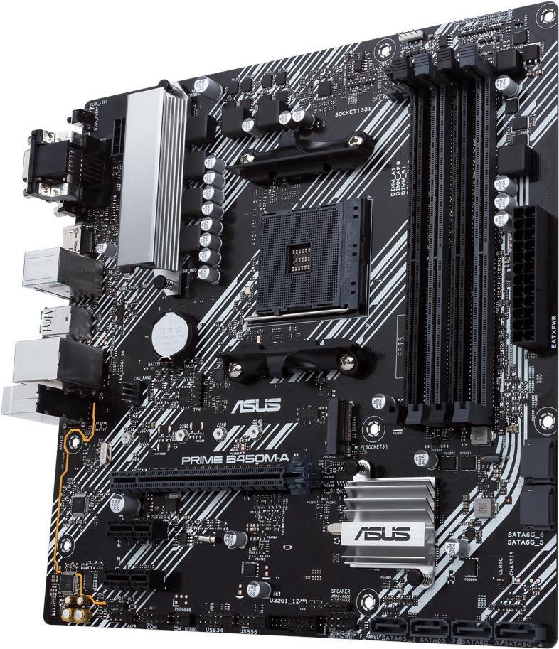 Купить ASUS PRIME B450M-A II - Motherboard - micro ATX - Socket AM4 - AMD B450 Chipsatz - USB 3.2 Gen 1, USB 3.2 Gen 2 - Gigabit LAN - Onboard-Grafik (CPU erforderlich) - HD Audio (8-Kanal) (90MB15Z0-M0EAY0) в магазине wardena.ru