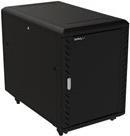 Купить StarTech.com 15U 48,30cm (19") Server Rack Cabinet - 4 Post Adjustable Depth (6-32") Locking Knock Down Enclosure - Mobile w/Glass Door & Casters (RK1536BKF) - Schrank - Netzwerkschrank - 4 Pfosten - bodenstehend - Schwa в магазине wardena.ru