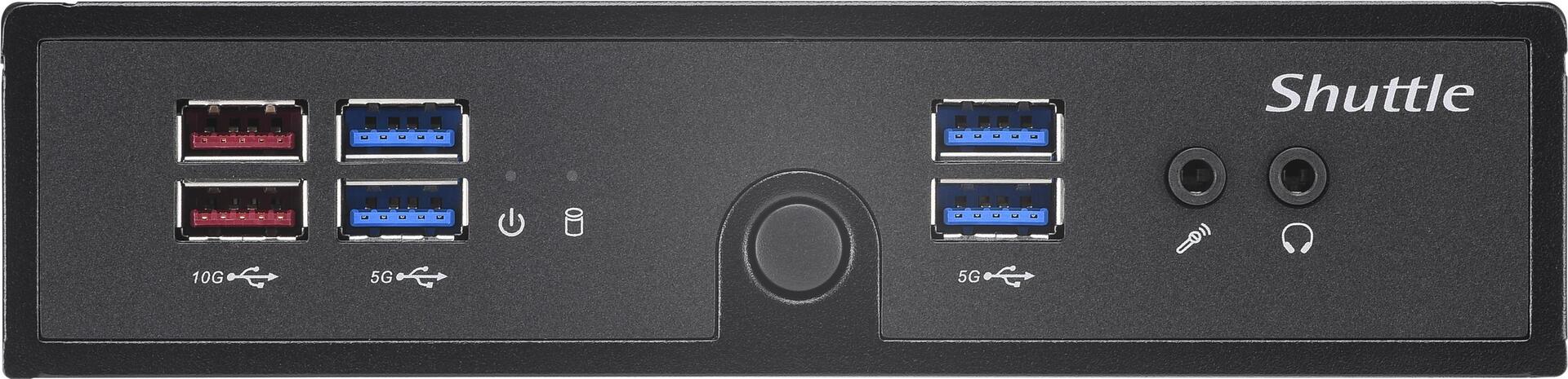 Купить Shuttle XPC slim Barebone DS50U3 - Intel i3-1315U - 2x LAN (1x 2.5Gbit ,1x 1Gbit) - 1xCOM,1xHDMI,1xDP - 1x VGA - lüfterlos - 24/7 Dauerbetrieb (DS50U3) в магазине wardena.ru