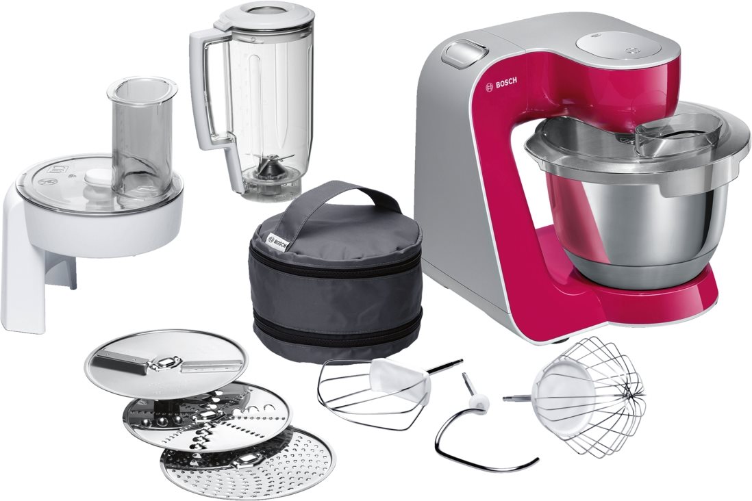 Купить Bosch MUM5 CreationLine MUM58420 - Küchenmaschine - 1000 W - Red Diamond/Silber в магазине wardena.ru