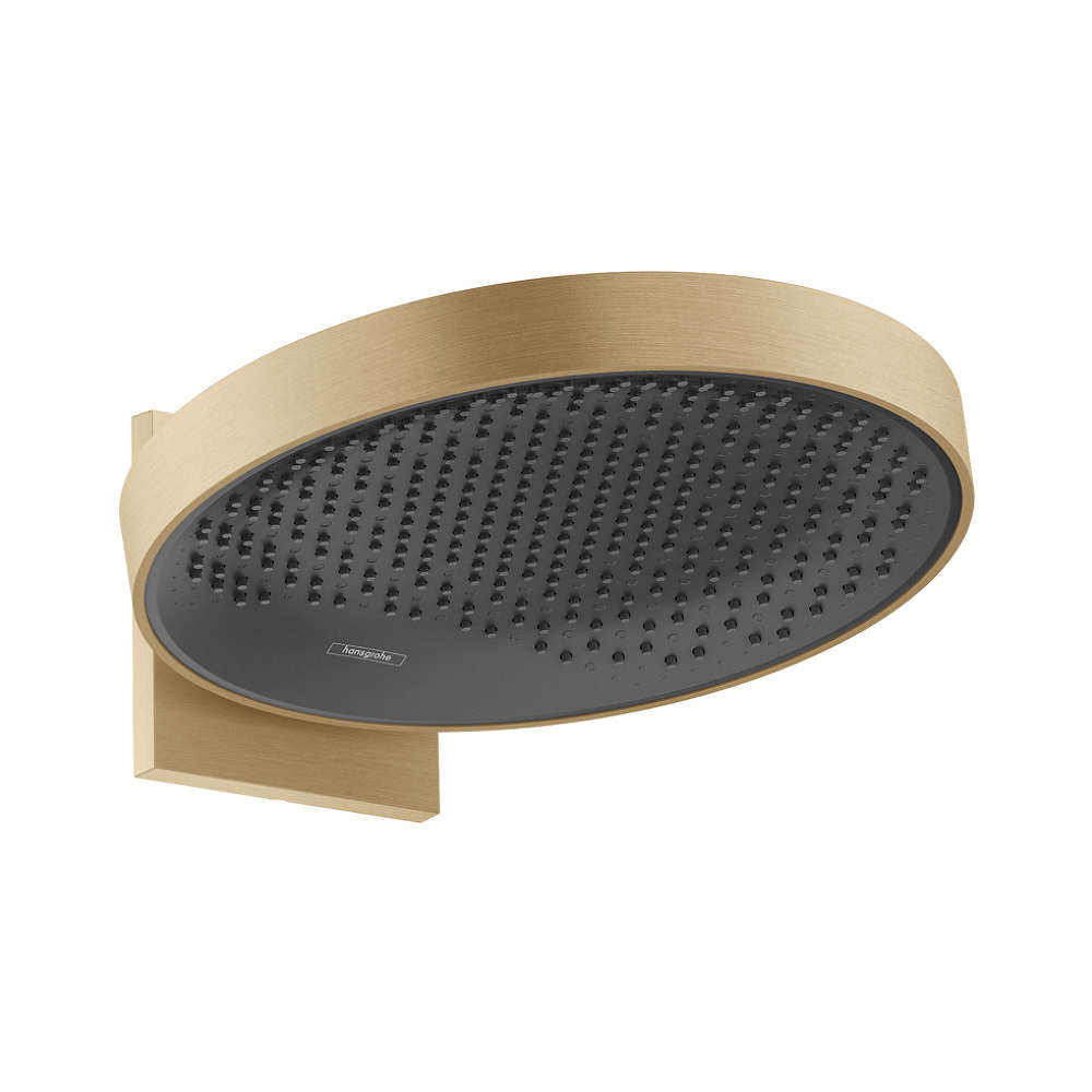 Купить Hansgrohe Rainfinity Верхний душ 360 1jet с настенным креплением бронза 26230140 в магазине wardena.ru