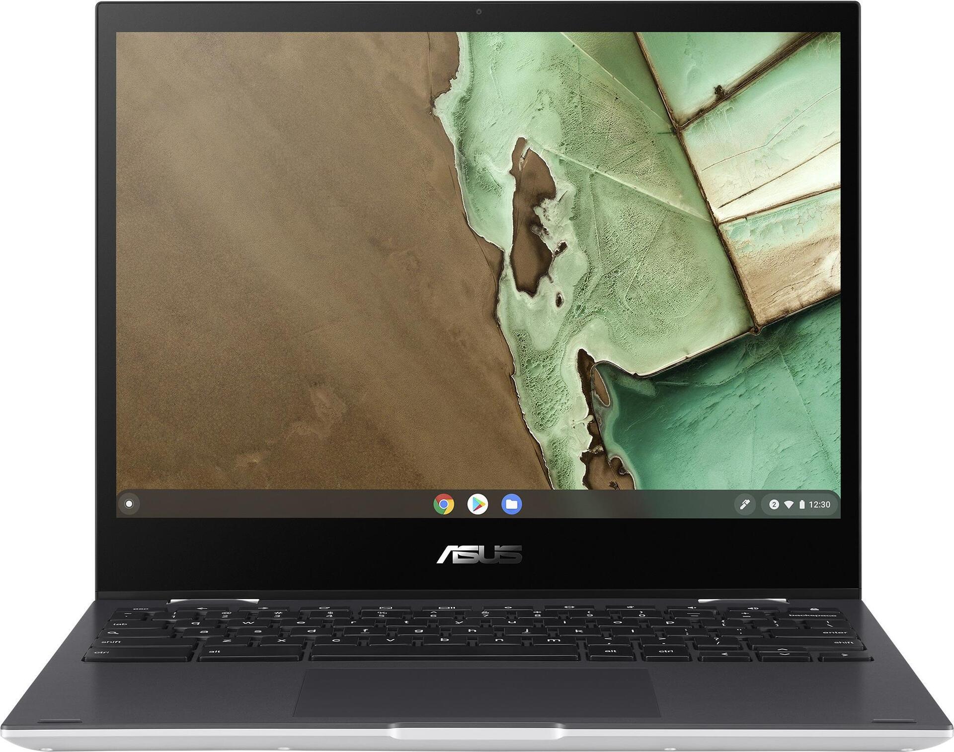 Купить ASUS Chromebook Flip CM3200FVA-HW0006 30,5 cm (12" ) Touchscreen MediaTek 8 GB LPDDR4x-SDRAM 64 GB eMMC Wi-Fi 5 (802.11ac) Chrome OS Silber (90NX03Q1-M00060) в магазине wardena.ru