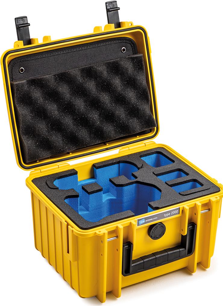 Купить B&W 2000/Y/MINI3 Hülle für Kameradrohnen Hard-Case Gelb Polypropylen (PP) (2000/Y/MINI3) в магазине wardena.ru