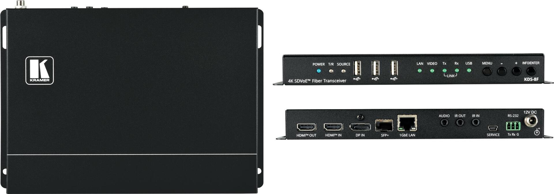 Купить KDS-8F - Zero Latency 4K HDR SDVoE Video Streaming Transceiverüber (59-001990) в магазине wardena.ru