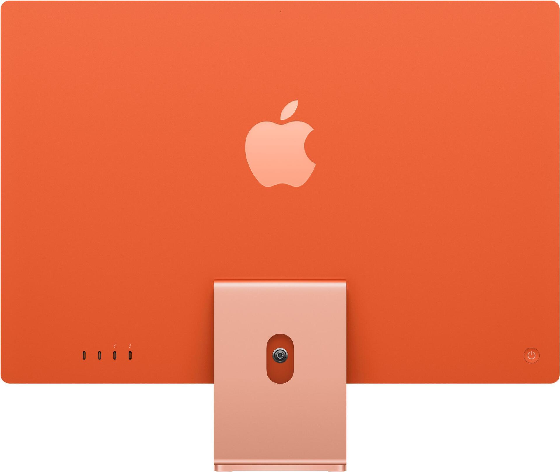 Купить Apple iMac 61 cm (24" ) 4480 x 2520 Pixel Apple M 8 GB 256 GB SSD All-in-One-PC macOS Big Sur Wi-Fi 6 (802.11ax) Orange (Z132) в магазине wardena.ru