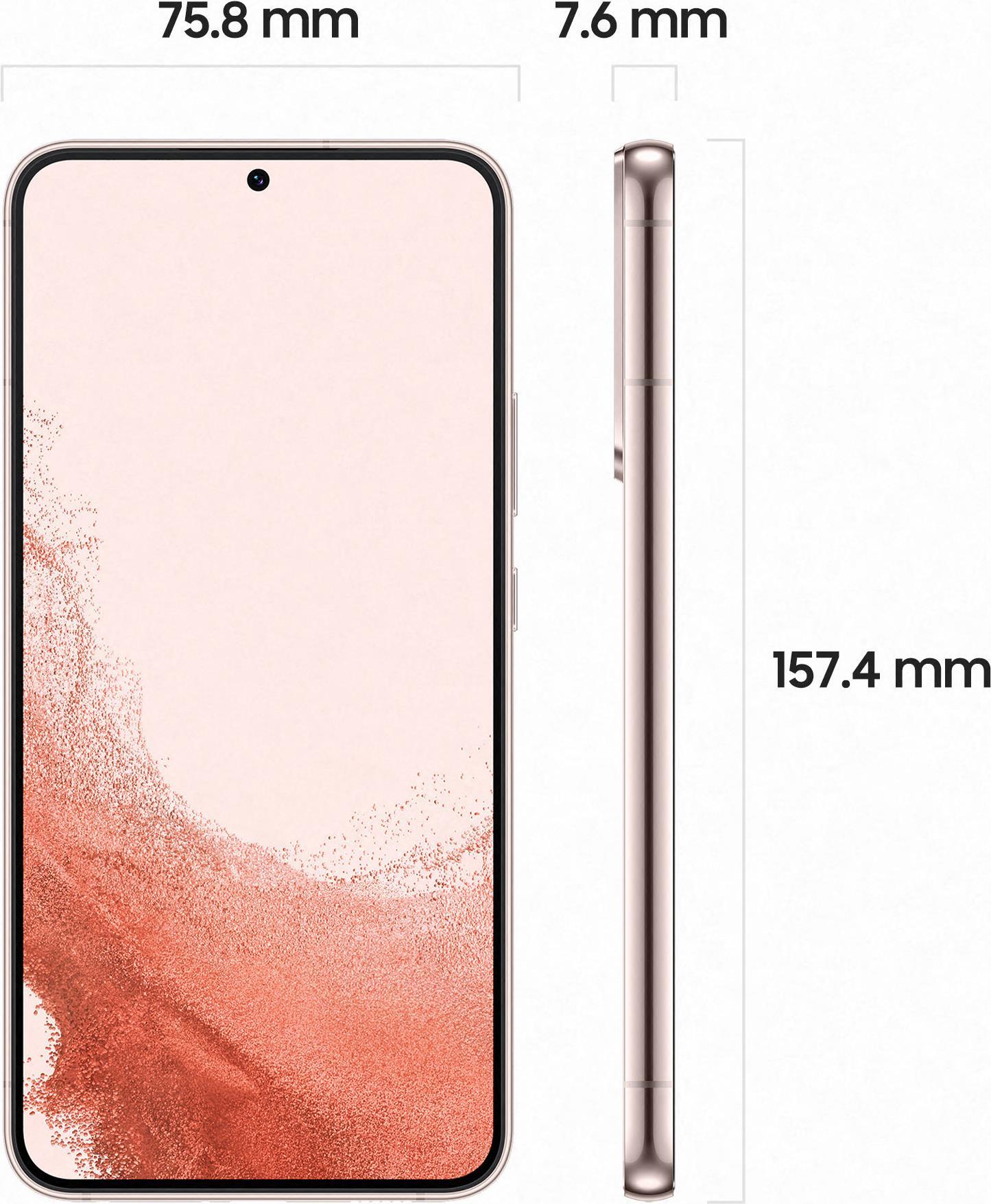 Купить Samsung Galaxy S22+ - 5G Smartphone - Dual-SIM - RAM 8 GB / 128 GB - OLED-Display - 6.6" - 2340 x 1080 Pixel (120 Hz) - Triple-Kamera 50 MP, 12 MP, 10 MP - front camera 10 MP - rosa goldfarben (SM-S906BIDDEUB) в магазине wardena.ru