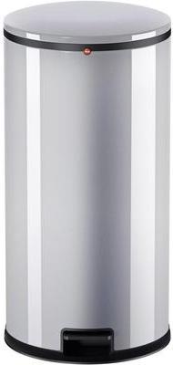 Купить Hailo Mülleimer 44 l Pure XL (Ø x H) 450 mm x 700 mm Silber Fuß-Tretmechanik, Selbstschließender Schwingdeckel 1 St. (0545-020) в магазине wardena.ru