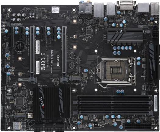 Купить SUPERMICRO C7Z370-CG-L - Motherboard - ATX - LGA1151 Socket - Z370 Chipsatz - USB 3.0, USB 3.1, USB-C - Gigabit LAN - Onboard-Grafik (CPU erforderlich) - HD Audio (8-Kanal) (MBD-C7Z370-CG-L-O) в магазине wardena.ru