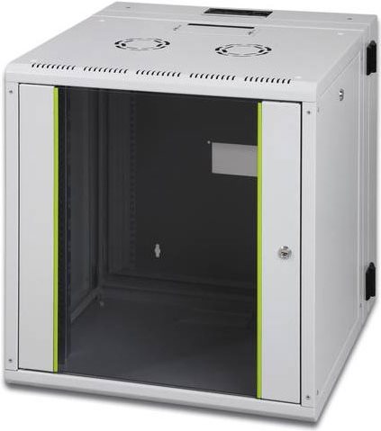 Купить DIGITUS® 16HE Wandgehäuse mit Schwenkrahmen - Grau, RAL 7035 - 48,3 cm (19") (DN-19 16-U-3) в магазине wardena.ru
