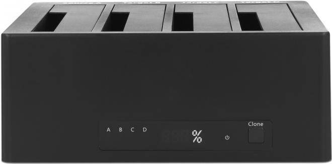 Купить Delock USB 3.0 Dockingstation für 4 x SATA HDD / SSD mit Klon Funktion (64063) в магазине wardena.ru