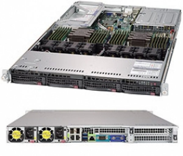 Купить Server Supermicro SYS-6019U-TRTP2 • CSE-819UTQ-R751-T • X11DPU • 1U IPMI в магазине wardena.ru