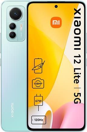 Купить Xiaomi 12 Lite - 5G Smartphone - Dual-SIM - RAM 8GB / Interner Speicher 128GB - OLED-Display - 16,60cm (6,55") - 2400 x 1080 Pixel (120 Hz) - Triple-Kamera 108 MP, 8 MP, 2 MP - front camera 32 MP - lite green (MZB0BLGEU) в магазине wardena.ru