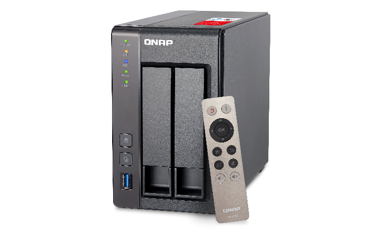 Купить QNAP TS-251+ - NAS-Server - SATA 6Gb/s - RAID 0, 1, JBOD - Gigabit Ethernet - iSCSI (TS-251+-8G) в магазине wardena.ru
