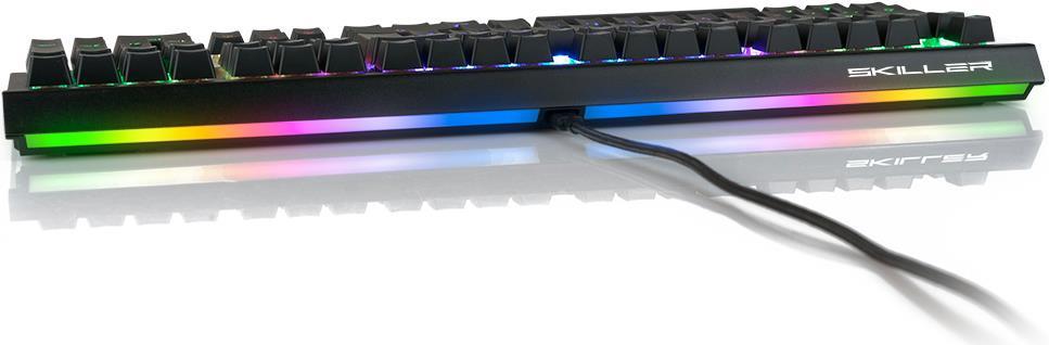 Купить Sharkoon SKILLER SGK60 Tastatur USB QWERTY US Englisch Schwarz (4044951030095) в магазине wardena.ru