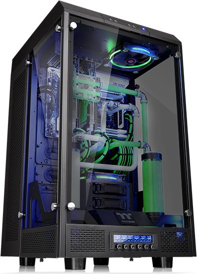 Купить Thermaltake The Tower 900 - Full Tower - Erweitertes ATX - ohne Netzteil (PS/2) - Schwarz - USB/Audio (CA-1H1-00F1WN-00) в магазине wardena.ru