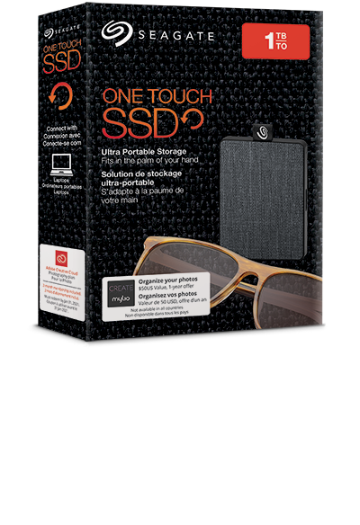 Купить Seagate One Touch SSD STJE500400 - SSD - 500GB - extern (tragbar) - USB3.0 - Schwarz (STJE500400) в магазине wardena.ru