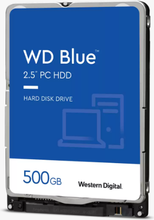 Купить WD Blue WD5000LPZX - Festplatte - 500GB - intern - 2.5" (6,4 cm) - SATA 6Gb/s - 5400 U/min - Puffer: 128MB (WD5000LPZX) в магазине wardena.ru